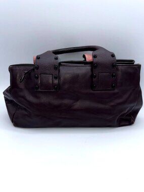 Radley London Brown Leather Shoulder Bag Scotty Dog Logo Purse
